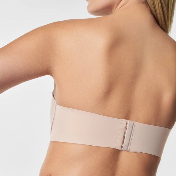 SPANX Smooth Suit Your Fancy Strapless Bra | Size 34DD | NWT | Champagne Beige | - Picture 2 of 4